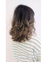 ファイブボックスヘアー 広島(five vox hair)&nbsp;バレイヤージュグレージュ