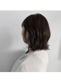 ハイライト 切りっぱなしボブ ミニマムボブ ワンレンボブ☆