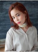 ノンレイヤーストレート/チェリーブラウン