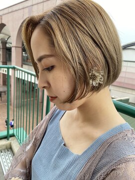 シャンプーボーイ 佐世保駅前店(SHAMPOO BOY) ハイトーンボブ