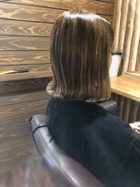 ヘアー エント(hair ENTO)&nbsp;細ハイライトボブ