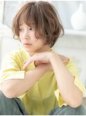 インナーカラー小顔くせ毛風ボブショートb上尾20代30代40代!