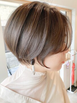 シカタ シーカ 鎌倉(CICATA/ShIKA.) 20代30代前髪あり丸みくびれ前下がりショートボブ８【鎌倉】