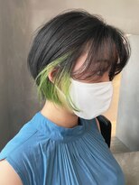 【イヤリングカラー】くすみブルー,ブルーグレージュ
