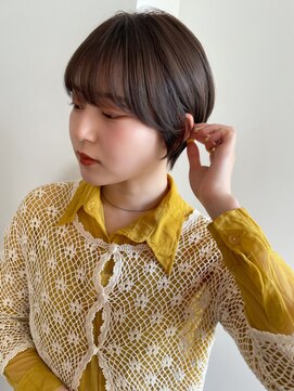 シータ(sheta) 【表参道sheta/中澤】マッシュショートカーキグレージュボブ