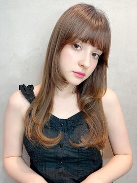 アイティーバイアルバム 藤沢店(IT by ALBUM) ワンカールレイヤー_外ハネボブセクションカラー_28844