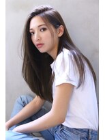 ロゼ 宝塚(Rose)&nbsp;【ROSE】髪質改善＿＿縮毛矯正＿ブルーグレージュ ＿ロング