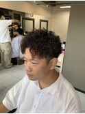 ツイストパーマツイストスパイラルパーマショートアップバング
