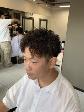 アイズ 海老名(AIZU) ツイストパーマツイストスパイラルパーマショートアップバング