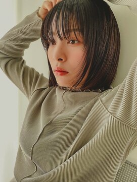 ガレージ バイ グリーン 原宿 表参道(Garage by green) ボブ×モカブラウン