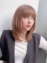 韓国ミディアムレイヤー大人かわいい20代30代40代２WAYバング