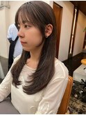 後れ毛カットレイヤーカット