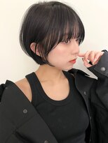 ネイロ バイ ジルブラン 葛西(NeiRo by JIL BLAN) ハイライト白髪ぼかしダブルカラーインナーカラーショートボブ