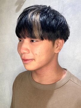 リコラックスビー 中百舌鳥(LICO LUXBE) ナチュラルマッシュ×ポイントカラー