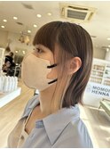 Beige、インナーカラー、ブリーチ