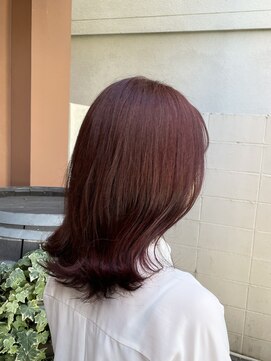 ココカラヘアー ニコ(cococara hair nico) 暖色カラー/赤ピンク/ゆる巻き