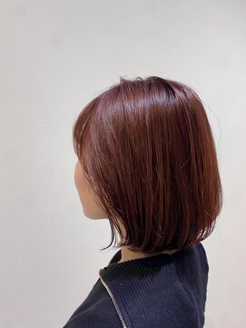 ネウィ ジャム 町田(newi JAM) 丸みボブ/ふんわりボブ/ピンクバイオレット