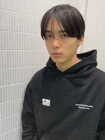 ハニー 町田(HONEY) 黒髪　韓国マッシュ　ストレートヘア　スーツヘア　町田