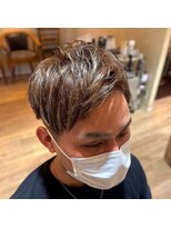 アーティスオム(Artice HOMME)&nbsp;デザインカラー×ハイライト/刈り上げショート