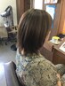 髪質改善カラースタンダードコース＋カット
