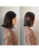 ステップボーンカットオオサカ(STEP BONE CUT OSAKA Via TICK-TOCK)&nbsp;【ステップボーンカット】ビフォーアフター～髪の広がり解決ボブ