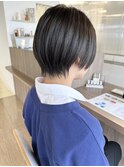 ハンサム×丸みショート
