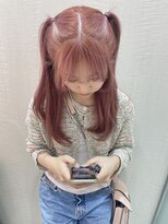 ユッカ 梅田(YUCCA)&nbsp;【YUCCA】大人可愛い/ロング/coral pink