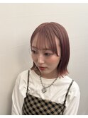 ピンクベージュカラー！