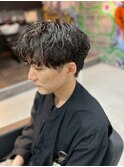メンズカットパーマ/ニュアンスパーマ/フェザーパーマ[北千住]