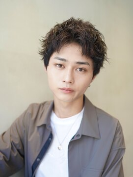 ニコ トウキョウ ロジック(nico TOKYO Logic) 黒髪スパイキーショートアップバンクスーツ社会人20代30代