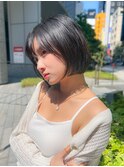 色っぽ＆韓国風ボブ/小顔ヘア/ミニボブ/暗髪