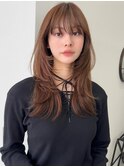 《SOYON》小顔 レイヤーカット ベージュカラー