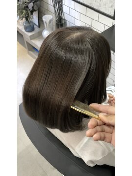 アンド(ANDO) 【髪質改善】ULTOWA×silmere pro TR&水素カラー