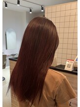 タクト(TACT) ブリーチなしでつくるワインレッドカラー