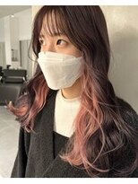 ガリカ シーム(Gallica/SEAM)&nbsp;透明感ラベンダーグレー×ピンク/インナーカラー