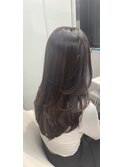 髪質改善ストレート＋レイヤースタイル