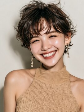 ヒマル 学芸大学(Himaru) 大人女性/ヘアセット黒髪/ボブルフ/ネビージュ/小顔/パーマ