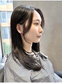 小顔レイヤーカット/暗めカラー/髪質改善/縮毛矯正/銀座