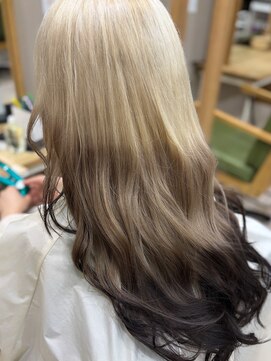 ジプソ(Gypso Hair salon) (そうや) ホワイトグラデーション