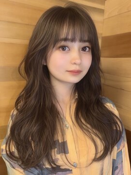 リークフー(Ree cu fuu) 小顔春カットふんわりレイヤー大人可愛いナチュラルベージュ