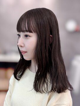 アトロ(Atoro) 梅田/透明感カラー/艶カラー/ミルクティーベージュ