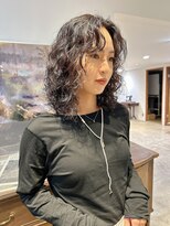 ヘアーアイストゥーレ(HAIR ICI TRE)&nbsp;ミディアムパーマスパイラルパーマレイヤーパーマ　担当　桜桃