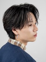 オーシャントーキョーオーバー 渋谷(OCEAN TOKYO OVER) 韓国ヘアニュアンスコンマバングセンターパートフェザーパーマ