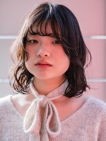 ヘアークラフト(Hair Craft) レイヤーボブ×ゆるふわパーマ/岡山/似合わせカット