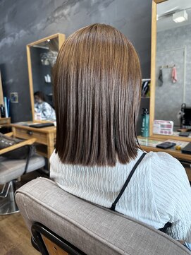 アルファ 我孫子店(alpha) ミディアムレイヤー/髪質改善カラー透明感/我孫子駅