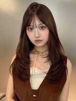 ノネル(nonel.) 透明感カラー/レイヤーカット/小顔カット/ダブルカラー