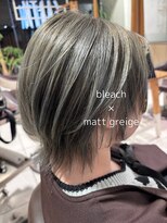 アース 若葉台店(EARTH)&nbsp;マットグレージュ×若葉台｜赤みを抑えた柔らか透明感カラー