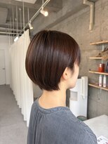 エマ 浦上駅前店(EMMA)&nbsp;丸みショート×オレンジブラウン