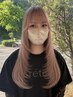 【hito指名】韓国風トレンドカット+透明感カラー