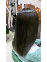 お～るうぇいず(always)&nbsp;髪質改善トリートメント透明感カーキーグレージュ韓国風20代30代